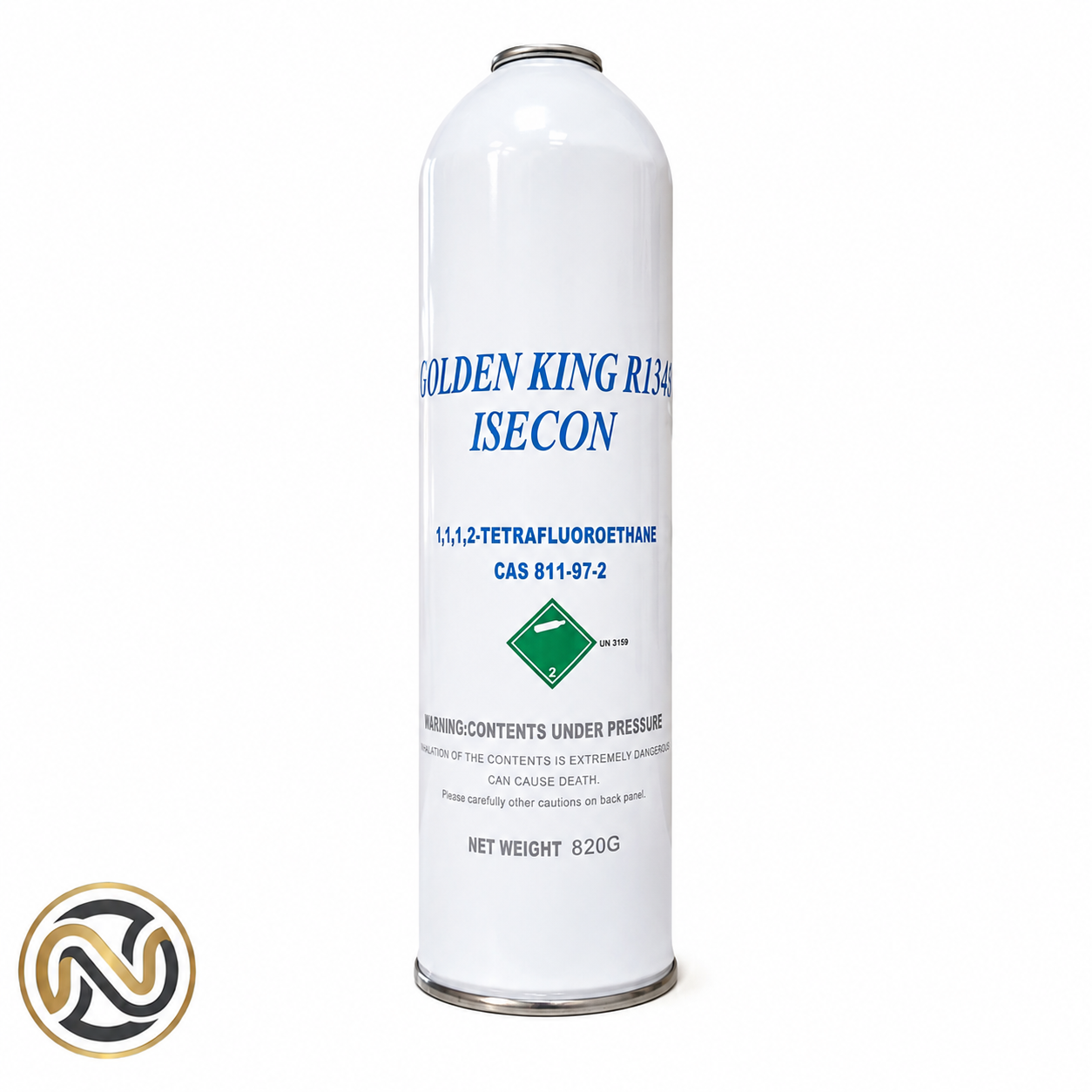 گاز کولر خودرو R134a ایسکون ۱ کیلوگرم