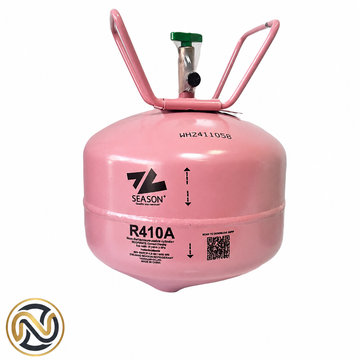 کپسول گاز R410A سیزن وزن خالص ۲.۸ کیلوگرم