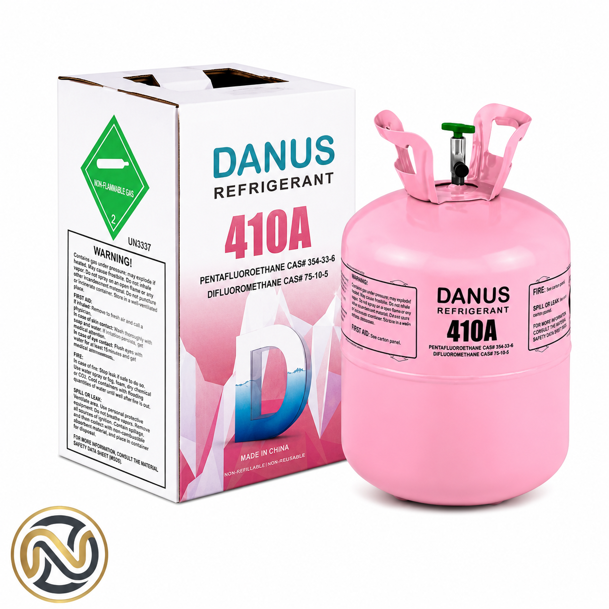 کپسول گاز R410A دانوس وزن ۱۱.۳ کیلوگرم
