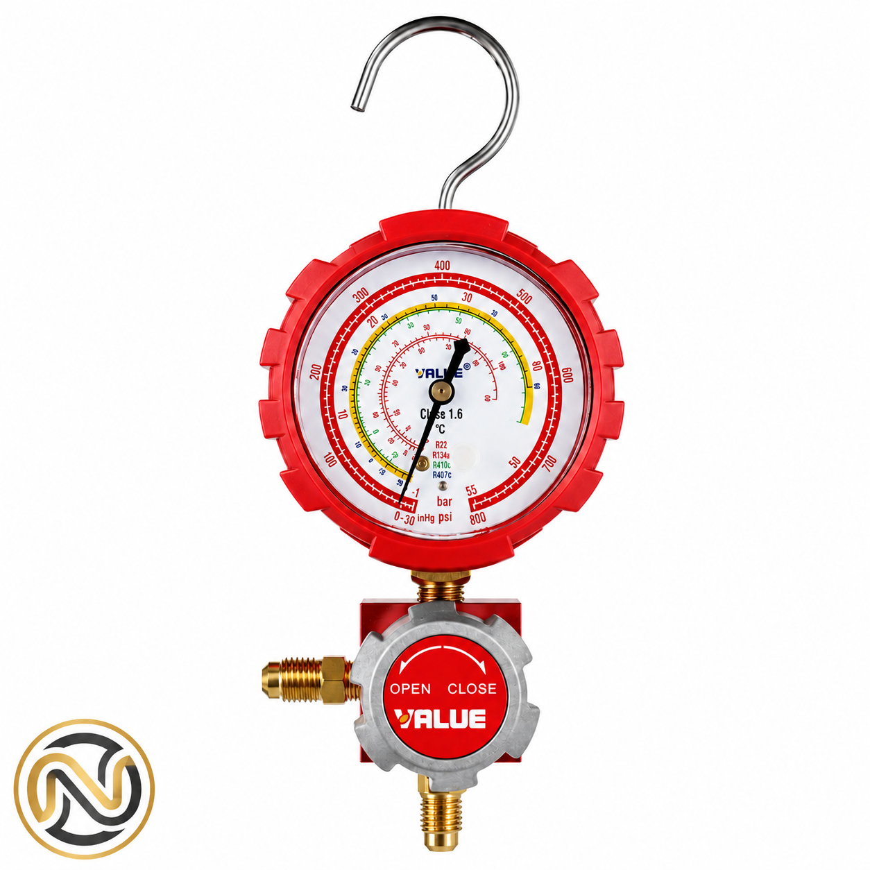 گیج تک قرمز شیردار ولیو مدل VMG-1-U-H